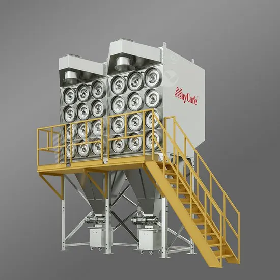 High Airflow Industrial Cartridge Dust Collector 