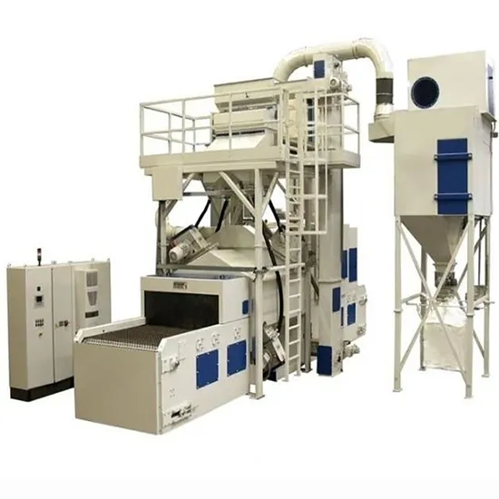 The Best Quality Industrial Needs Machinery Wire Conveyor Steel Mesh Belt Through The Shot Blasting Machine 