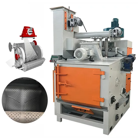 Q324 Small Metal Parts Tumbler Wheel Blasting Machine Price Tumble Shot Blaster Tumble Type Shot Blasting Machine 