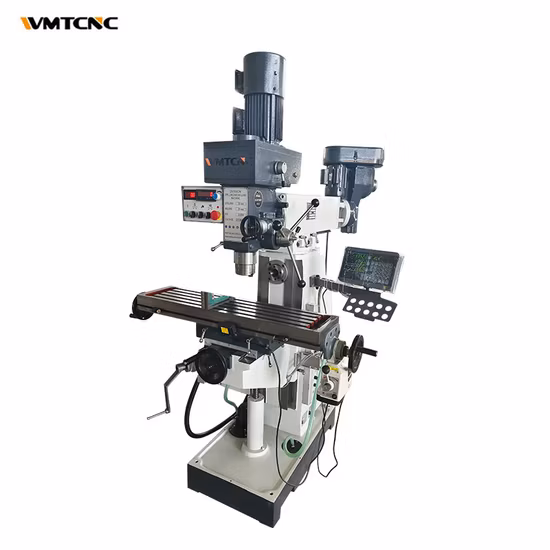 WMTCNC taiwan vertical horizontal milling machine ZX7550CW manual milling machine with dividing 