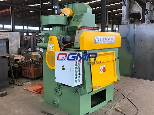 Tumble Belt Rubber Track Shot Blasting Machine Shot Blaster for Small Parts Cleaning 