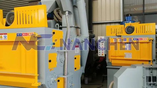 Small Pieces Parts Tumble Belt Shot Blasting Machine for Sale 