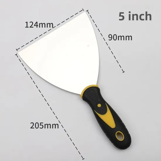 Personalizados High Quality New Style Floor Cleaning Building Tools Carbon Steel Putty Scraper Putty Knife for Wall 