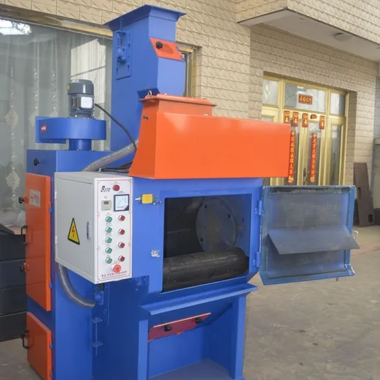Wholesale New Product Track Type Shot Blasting Machine Small Hardware Shot Blasting Rust Removal Cleaning Machine Integrated Track Shot Blasting Machine 