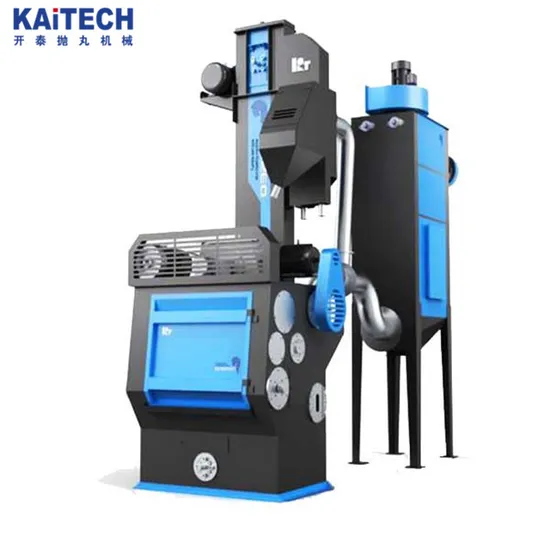 Q326 Small Rubber/Tumble Belt Shot Blasting/Blast/Sandblasting Machine/Sandblaster/Wheelabrator for Casting/Foundry 
