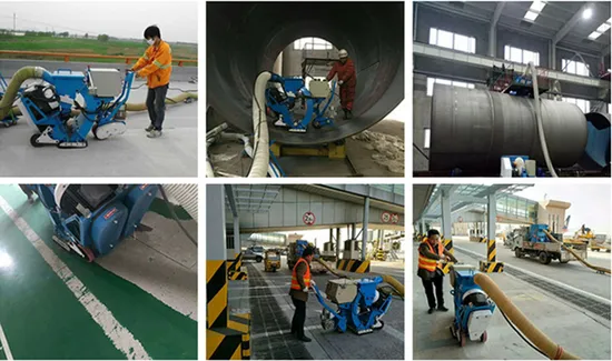 Factory Price Industrial Shot Blaster Mini Equipment Mobile Road Shot Blasting Machine 
