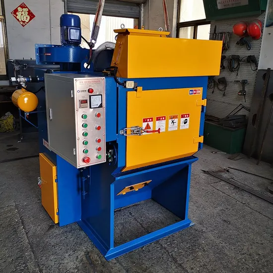 Wholesale High Quality Small Tumble Belt Metal Belt Crawler Type Shot Blasting Machine for Casting Forging Parts Rust Removal 
